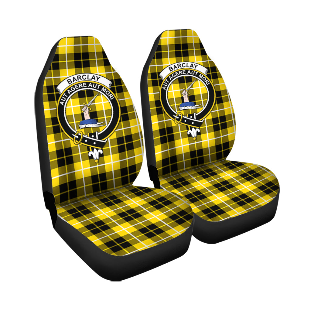 Barclay Dress Modern Tartan Car Seat Cover with Family Crest - Tartanvibesclothing