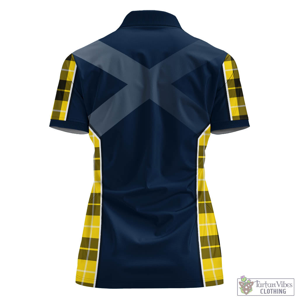 Tartan Vibes Clothing Barclay Dress Modern Tartan Women's Polo Shirt with Family Crest and Lion Rampant Vibes Sport Style