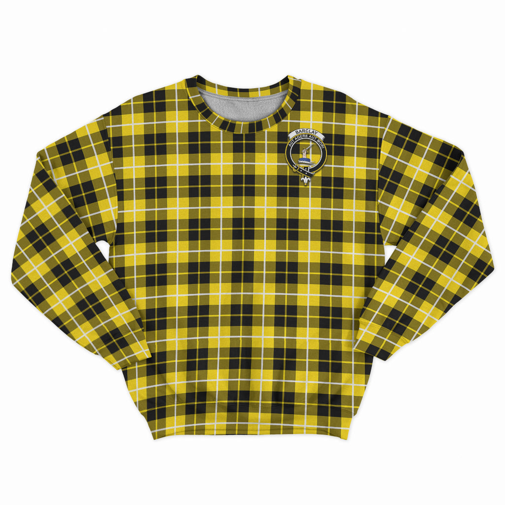 Barclay Dress Modern Tartan Sweatshirt with Family Crest - Tartan Vibes Clothing