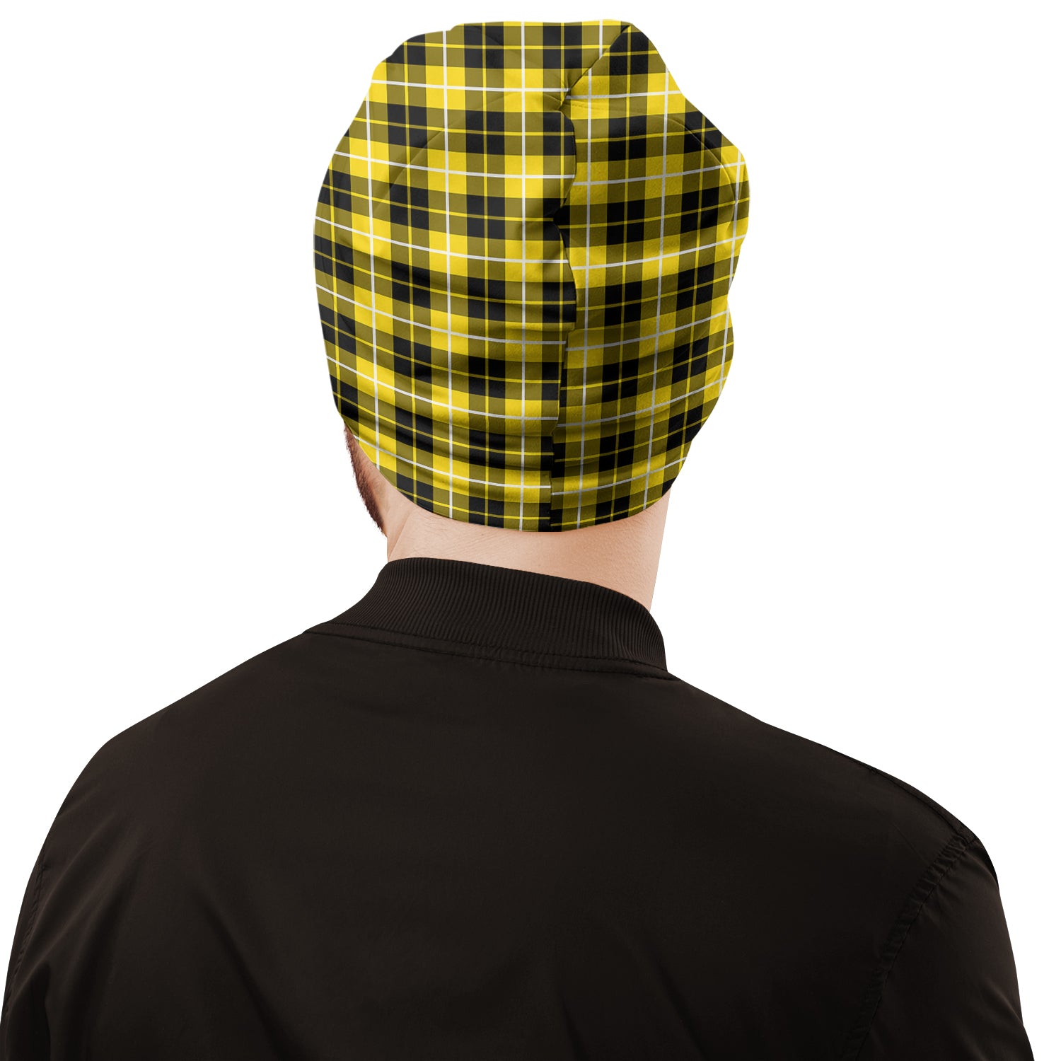 Barclay Dress Modern Tartan Beanies Hat with Family Crest - Tartan Vibes Clothing