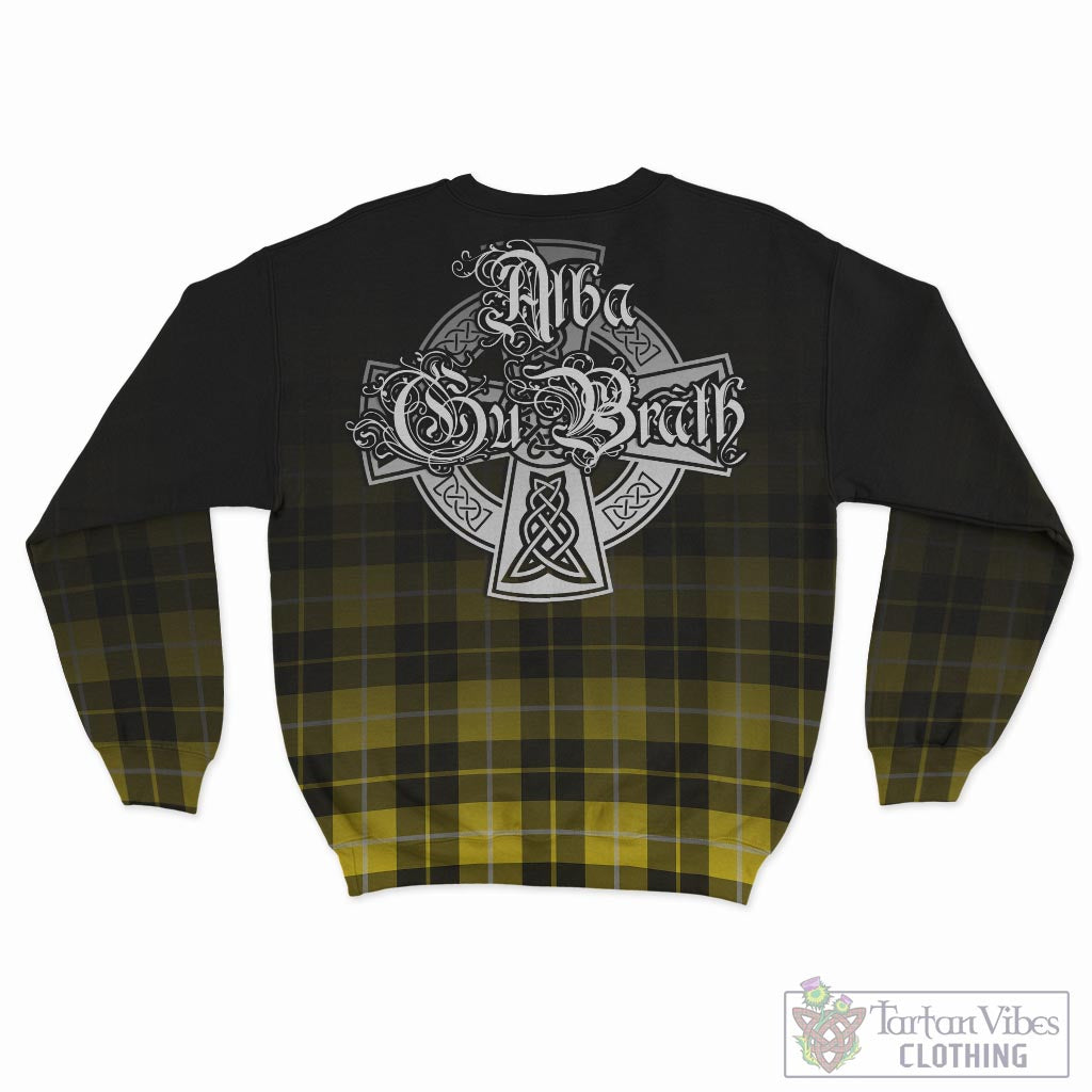 Tartan Vibes Clothing Barclay Dress Modern Tartan Sweatshirt Featuring Alba Gu Brath Family Crest Celtic Inspired