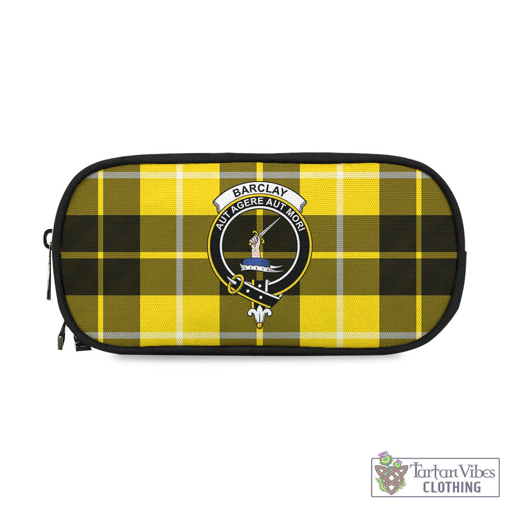 Tartan Vibes Clothing Barclay Dress Modern Tartan Pen and Pencil Case with Family Crest