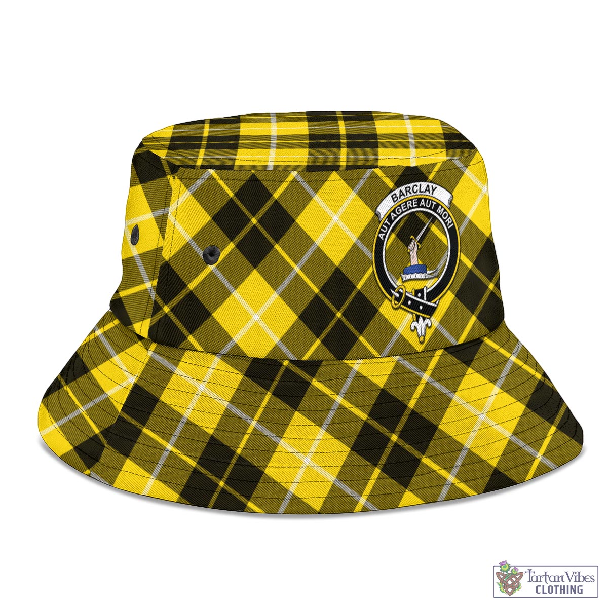 Tartan Vibes Clothing Barclay Dress Modern Tartan Bucket Hat with Family Crest