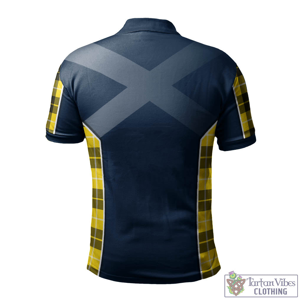 Tartan Vibes Clothing Barclay Dress Modern Tartan Men's Polo Shirt with Family Crest and Lion Rampant Vibes Sport Style