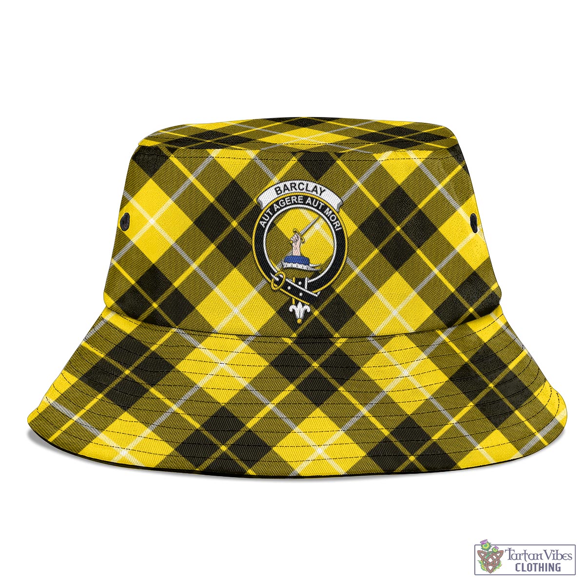 Tartan Vibes Clothing Barclay Dress Modern Tartan Bucket Hat with Family Crest