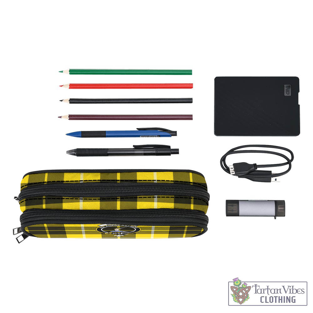 Tartan Vibes Clothing Barclay Dress Modern Tartan Pen and Pencil Case with Family Crest