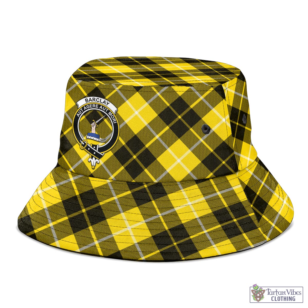 Tartan Vibes Clothing Barclay Dress Modern Tartan Bucket Hat with Family Crest