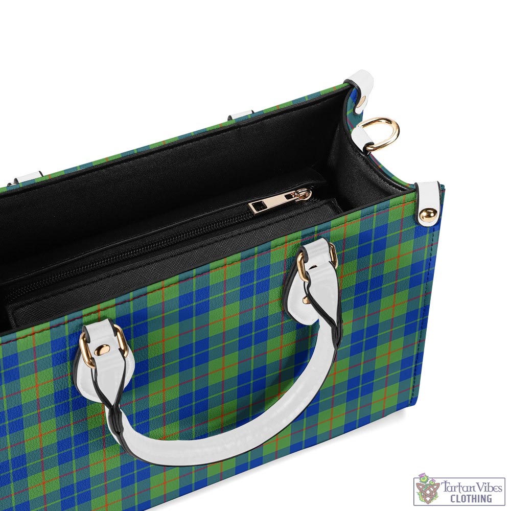 Tartan Vibes Clothing Barclay Hunting Ancient Tartan Luxury Leather Handbags