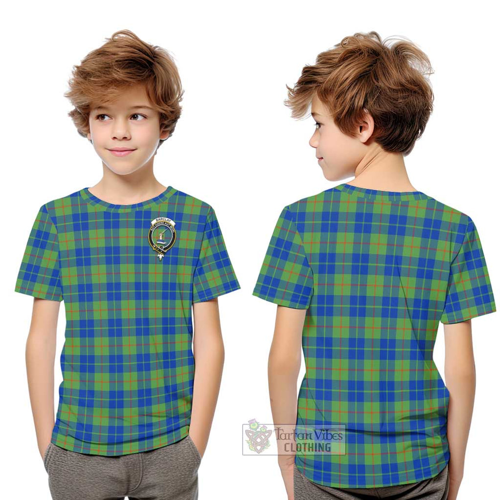 Barclay Hunting Ancient Tartan Kid T-Shirt with Family Crest Youth XL Size14 - Tartanvibesclothing Shop