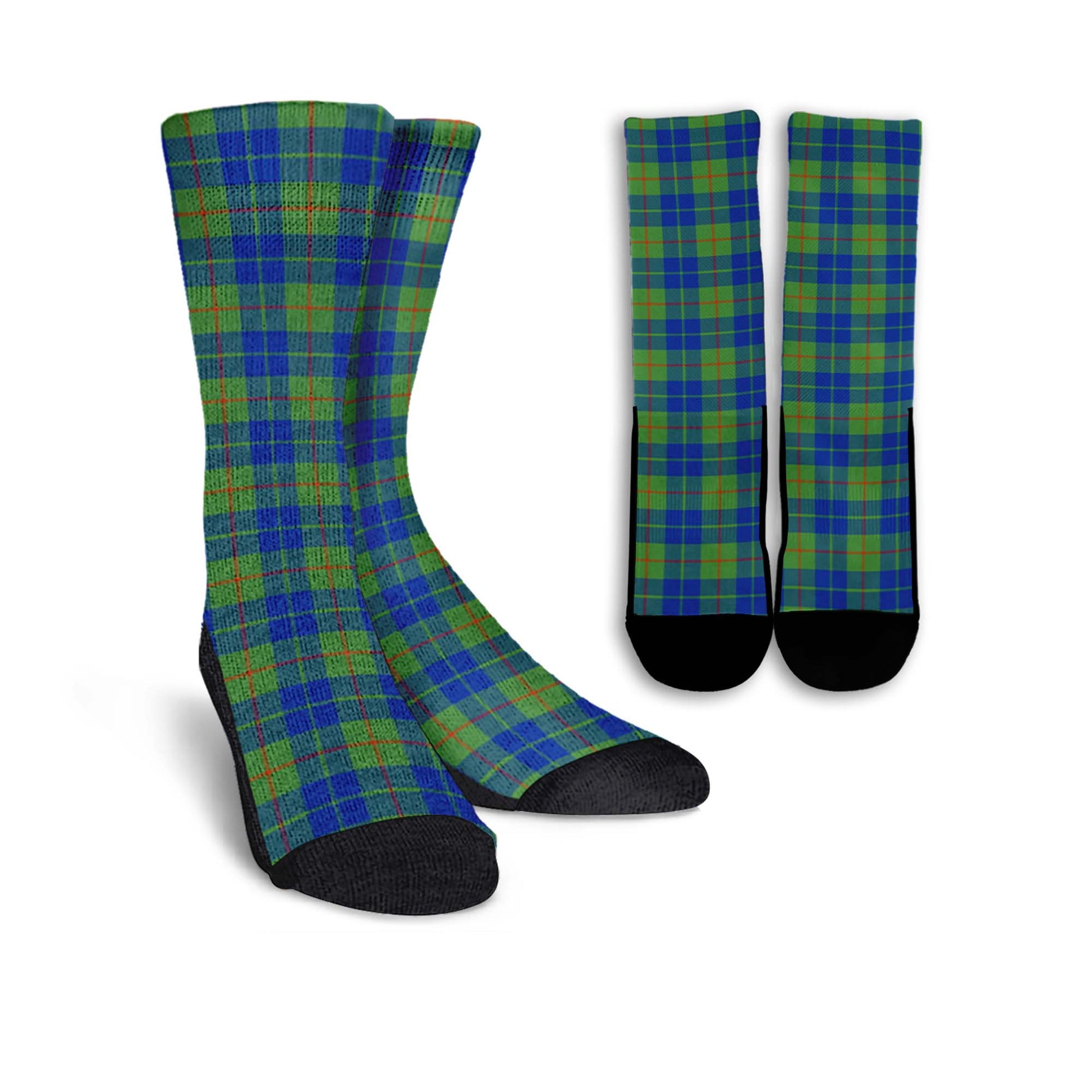 Barclay Hunting Ancient Tartan Crew Socks - Tartanvibesclothing