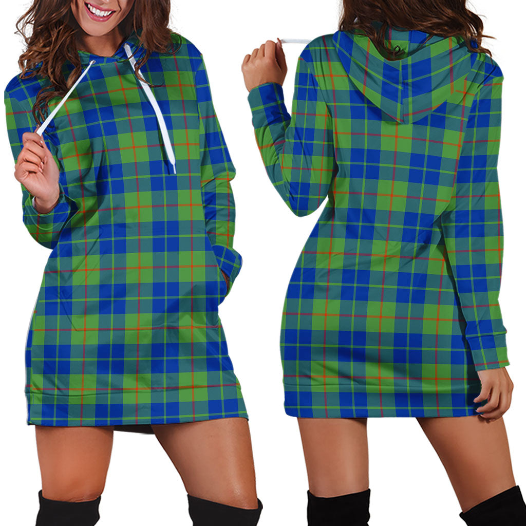 Barclay Hunting Ancient Tartan Hoodie Dress - Tartan Vibes Clothing