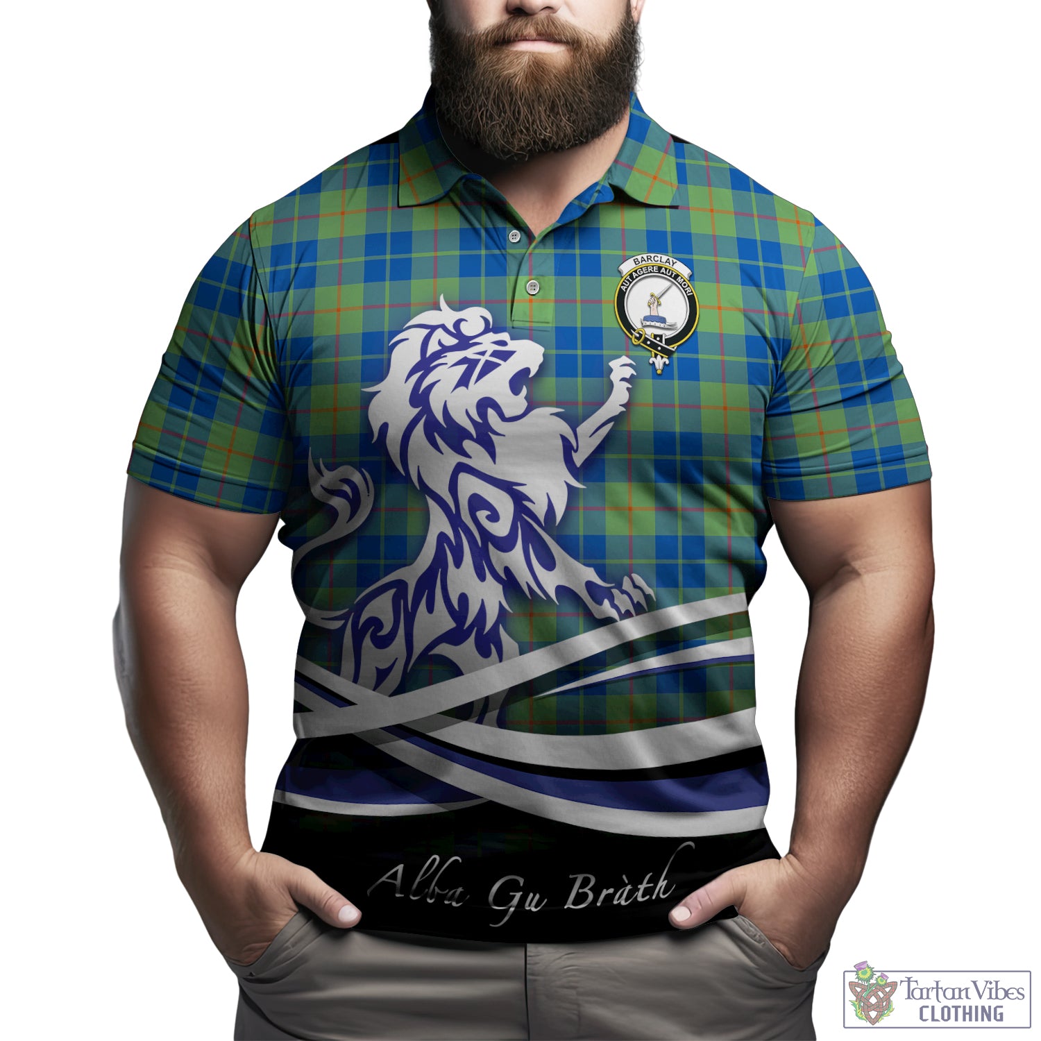 barclay-hunting-ancient-tartan-polo-shirt-with-alba-gu-brath-regal-lion-emblem