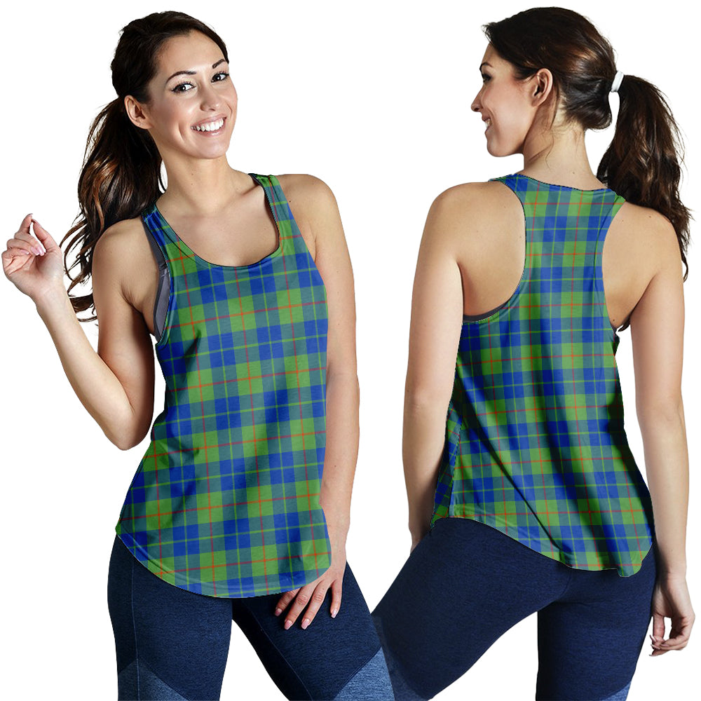 Barclay Hunting Ancient Tartan Women Racerback Tanks - Tartanvibesclothing