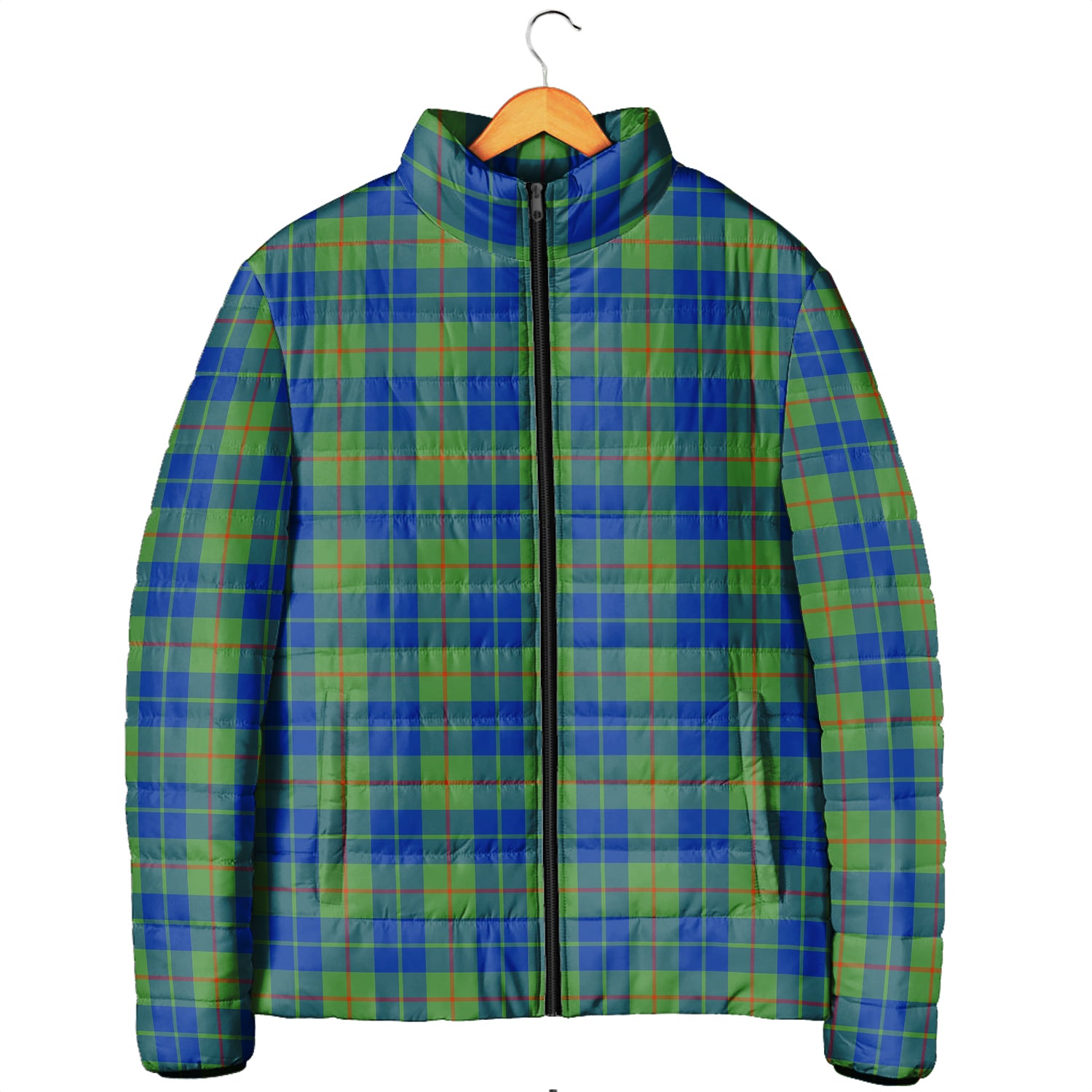 Barclay Hunting Ancient Tartan Padded Jacket Men's Padded Jacket - Tartan Vibes Clothing