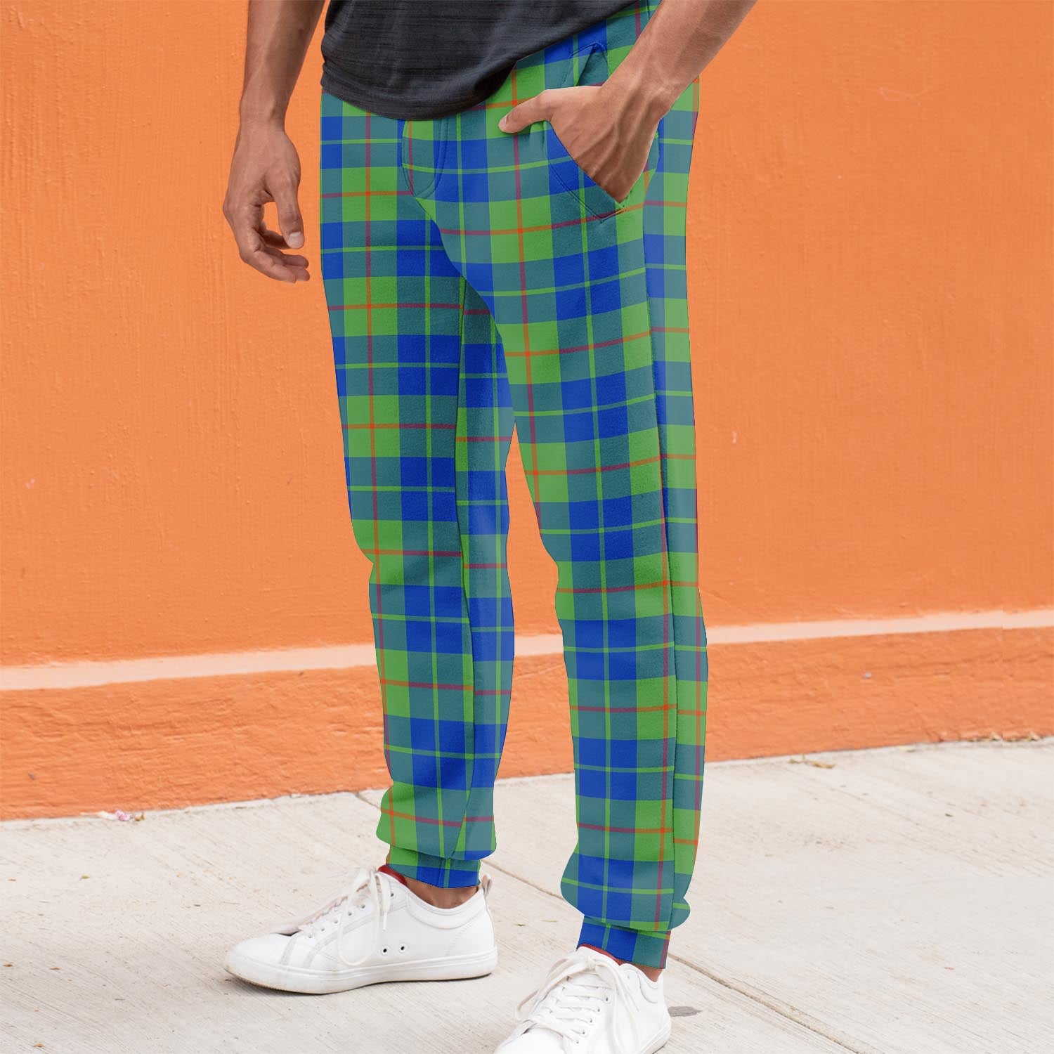 Barclay Hunting Ancient Tartan Joggers Pants S - Tartanvibesclothing