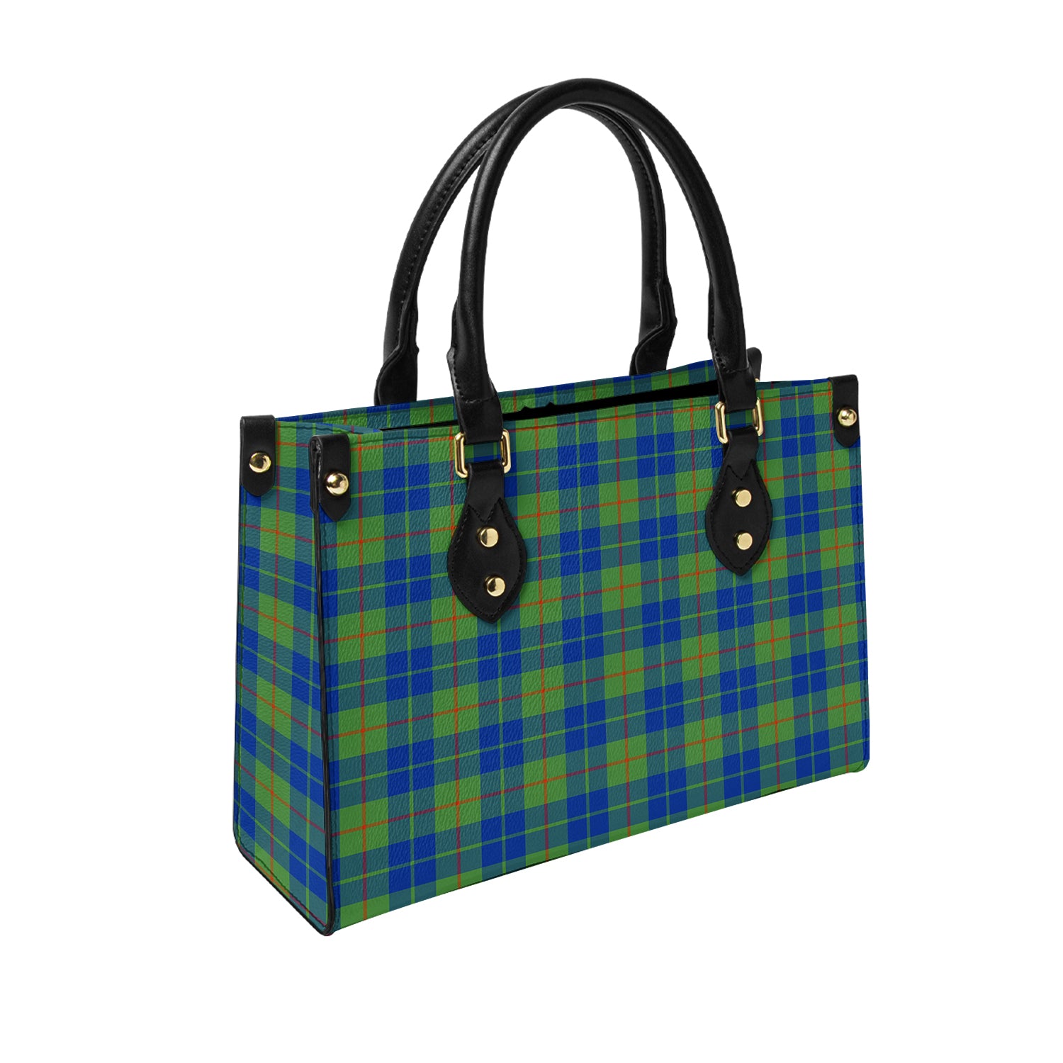 Barclay Hunting Ancient Tartan Leather Bag - Tartanvibesclothing