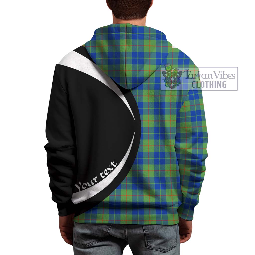 Tartan Vibes Clothing Barclay Hunting Ancient Tartan Hoodie with Family Crest Circle Style