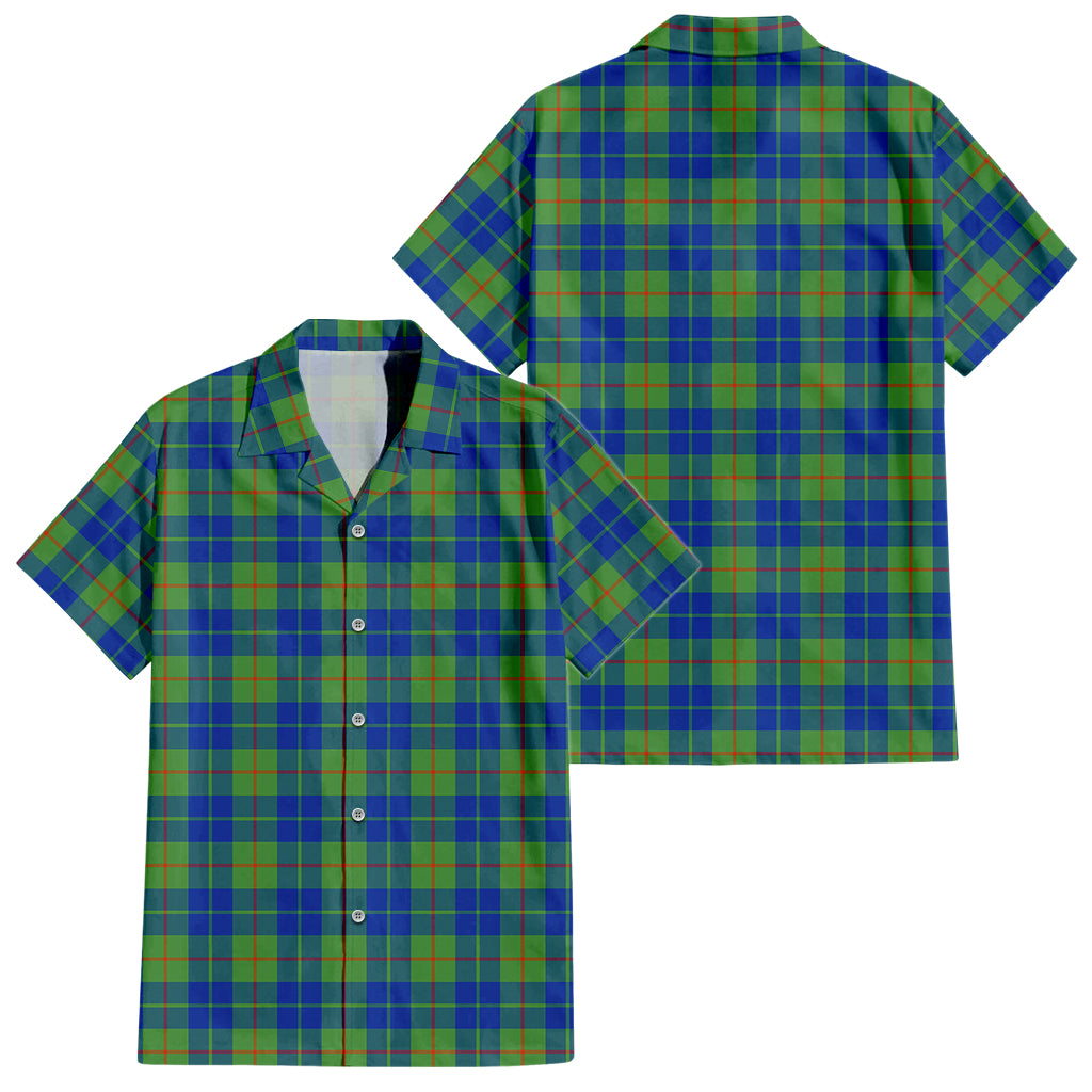 Barclay Hunting Ancient Tartan Short Sleeve Button Down Shirt - Tartanvibesclothing