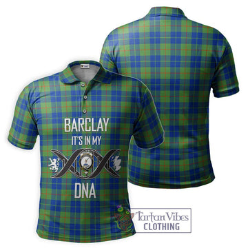 Barclay Hunting Ancient Tartan Polo Shirt with Family Crest DNA In Me Style