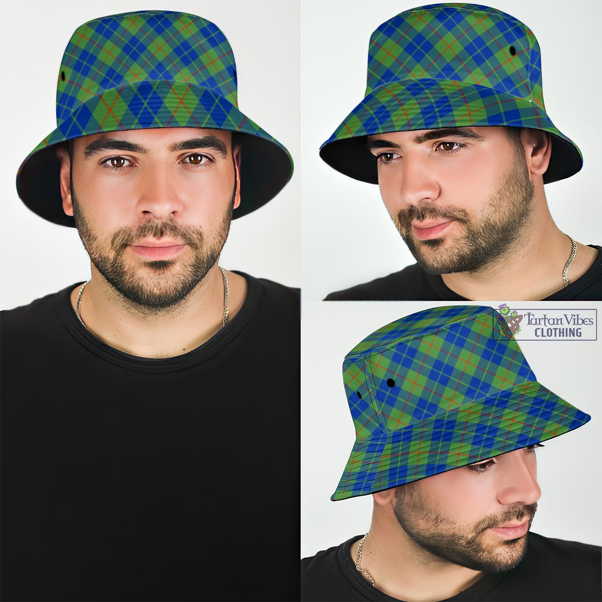 Tartan Vibes Clothing Barclay Hunting Ancient Tartan Bucket Hat