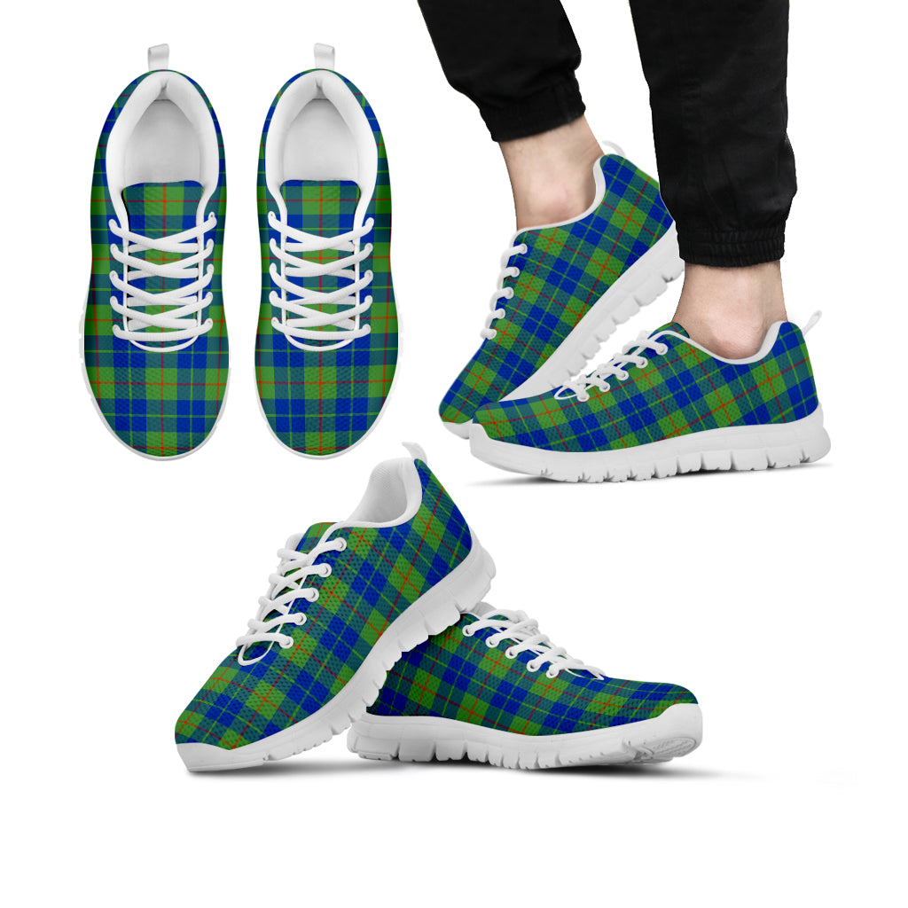 Barclay Hunting Ancient Tartan Sneakers - Tartan Vibes Clothing