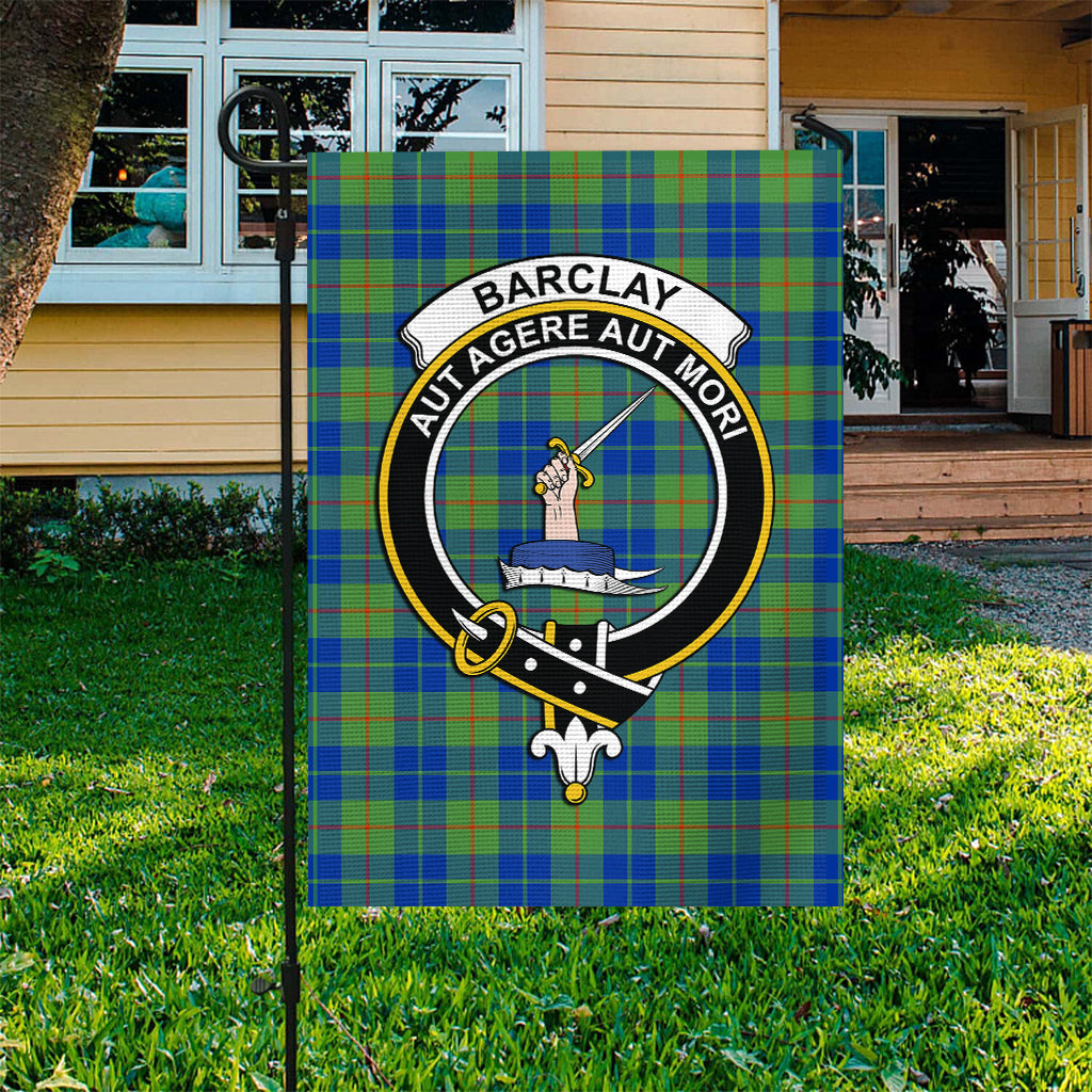 Barclay Hunting Ancient Tartan Flag with Family Crest - Tartan Vibes Clothing