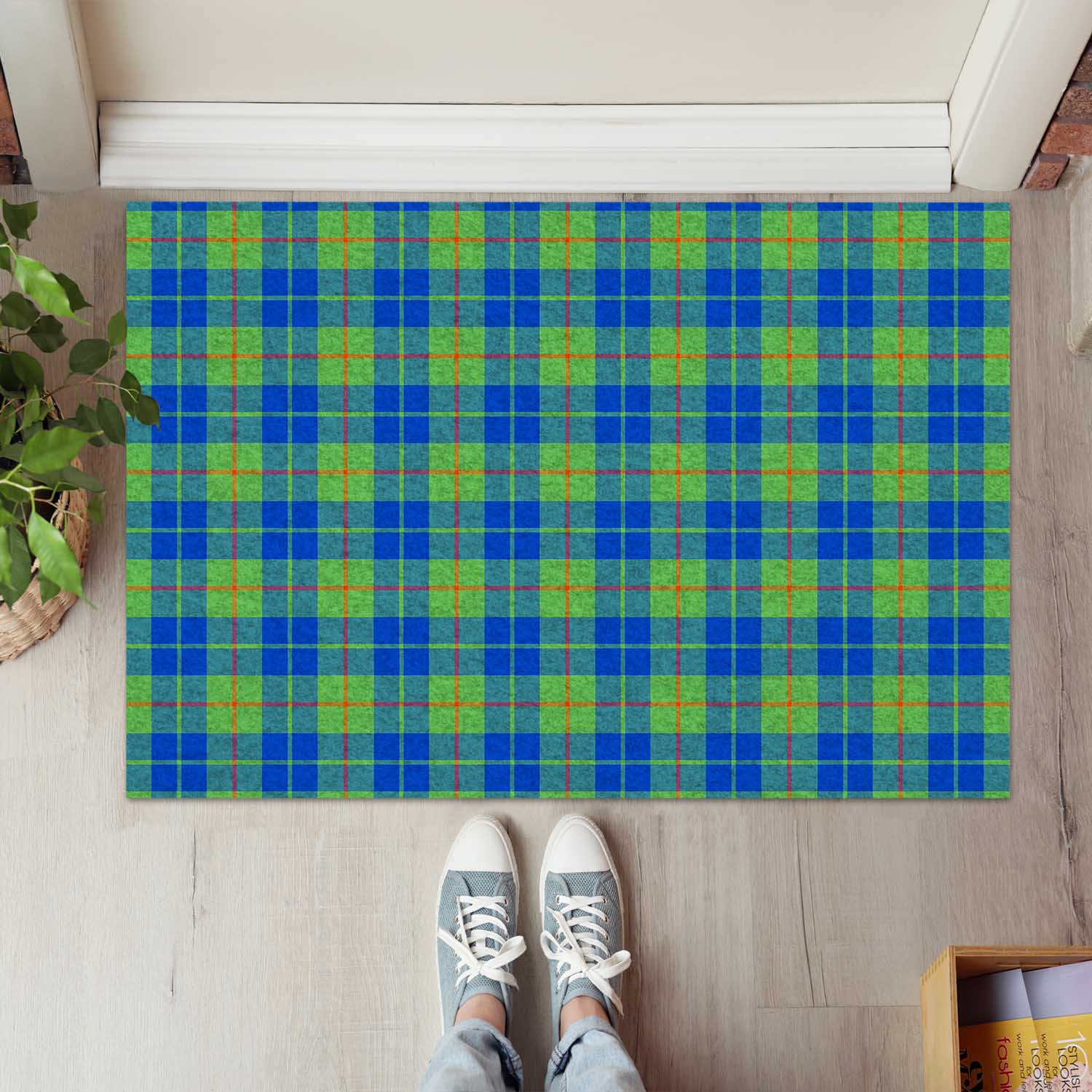 Barclay Hunting Ancient Tartan Door Mat - Tartanvibesclothing