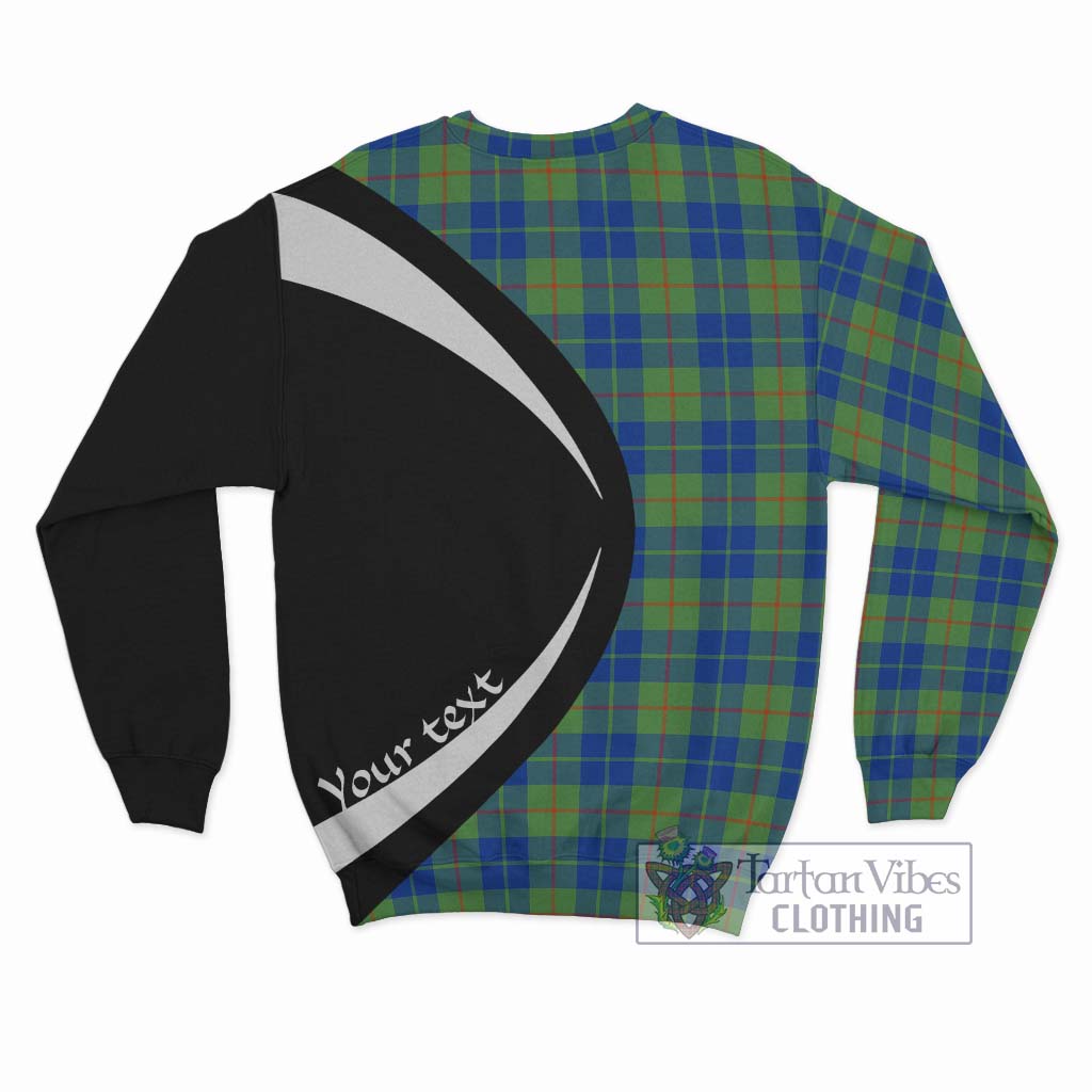 Barclay Hunting Ancient Tartan Sweatshirt with Family Crest Circle Style - Tartan Vibes Clothing