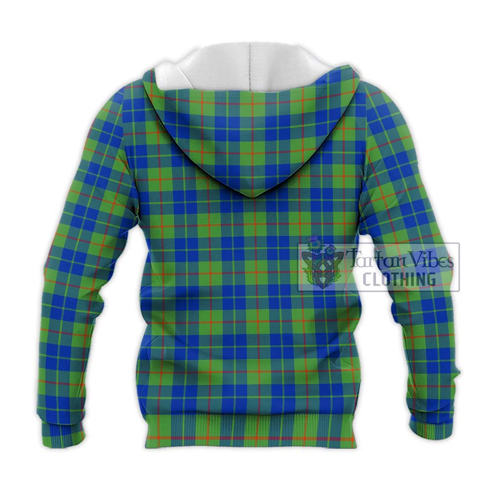 Barclay Hunting Ancient Tartan Knitted Hoodie with Family Crest DNA In Me Style - Tartanvibesclothing Shop