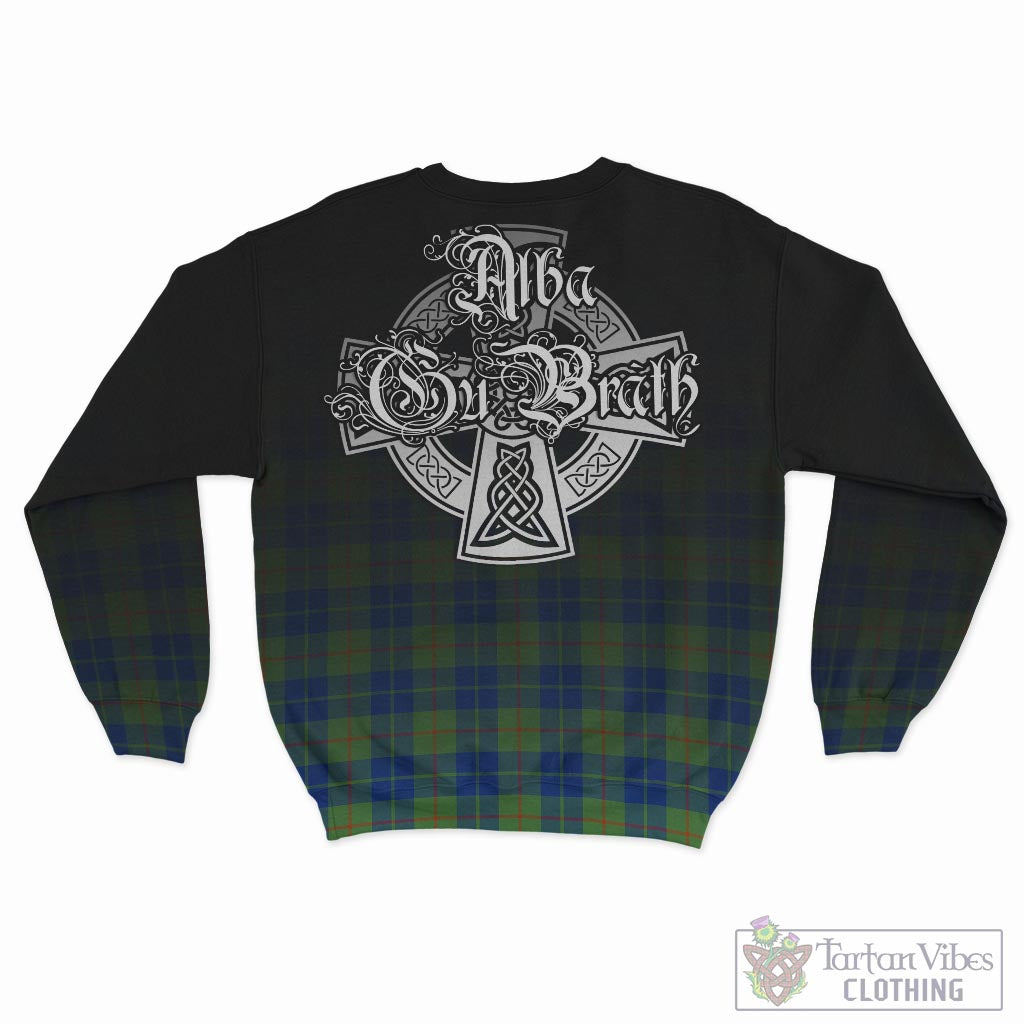 Tartan Vibes Clothing Barclay Hunting Ancient Tartan Sweatshirt Featuring Alba Gu Brath Family Crest Celtic Inspired