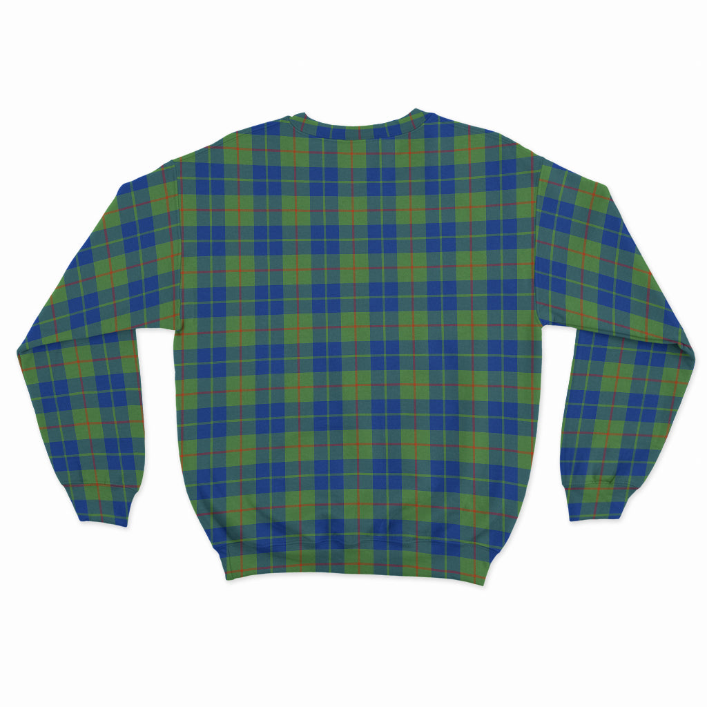 Barclay Hunting Ancient Tartan Sweatshirt with Family Crest - Tartan Vibes Clothing