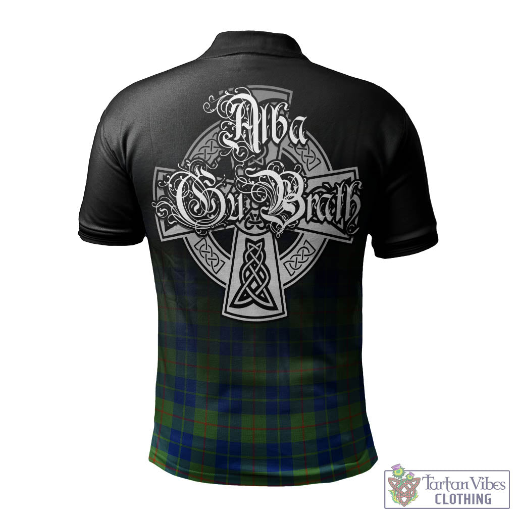 Tartan Vibes Clothing Barclay Hunting Ancient Tartan Polo Shirt Featuring Alba Gu Brath Family Crest Celtic Inspired