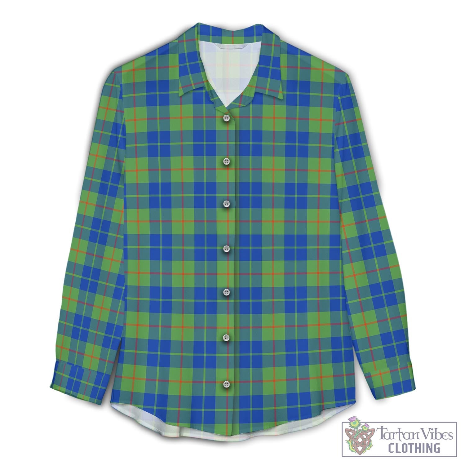 Barclay Hunting Ancient Tartan Womens Casual Shirt