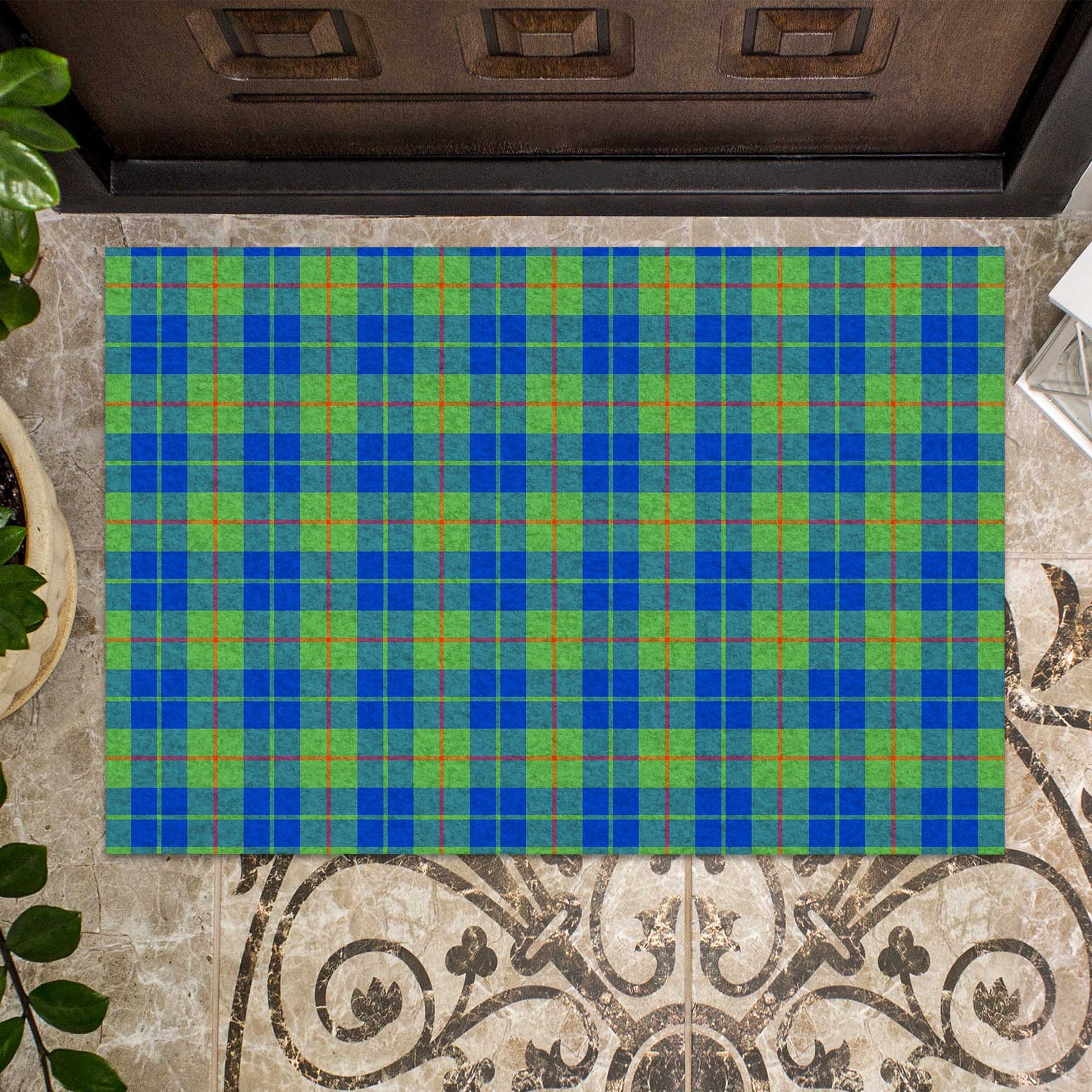 Barclay Hunting Ancient Tartan Door Mat - Tartanvibesclothing