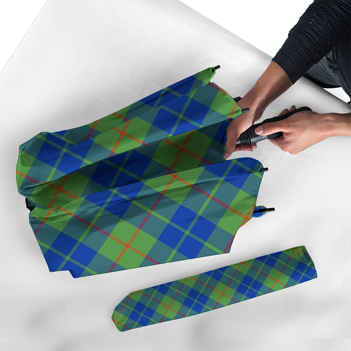 Barclay Hunting Ancient Tartan Umbrella - Tartanvibesclothing