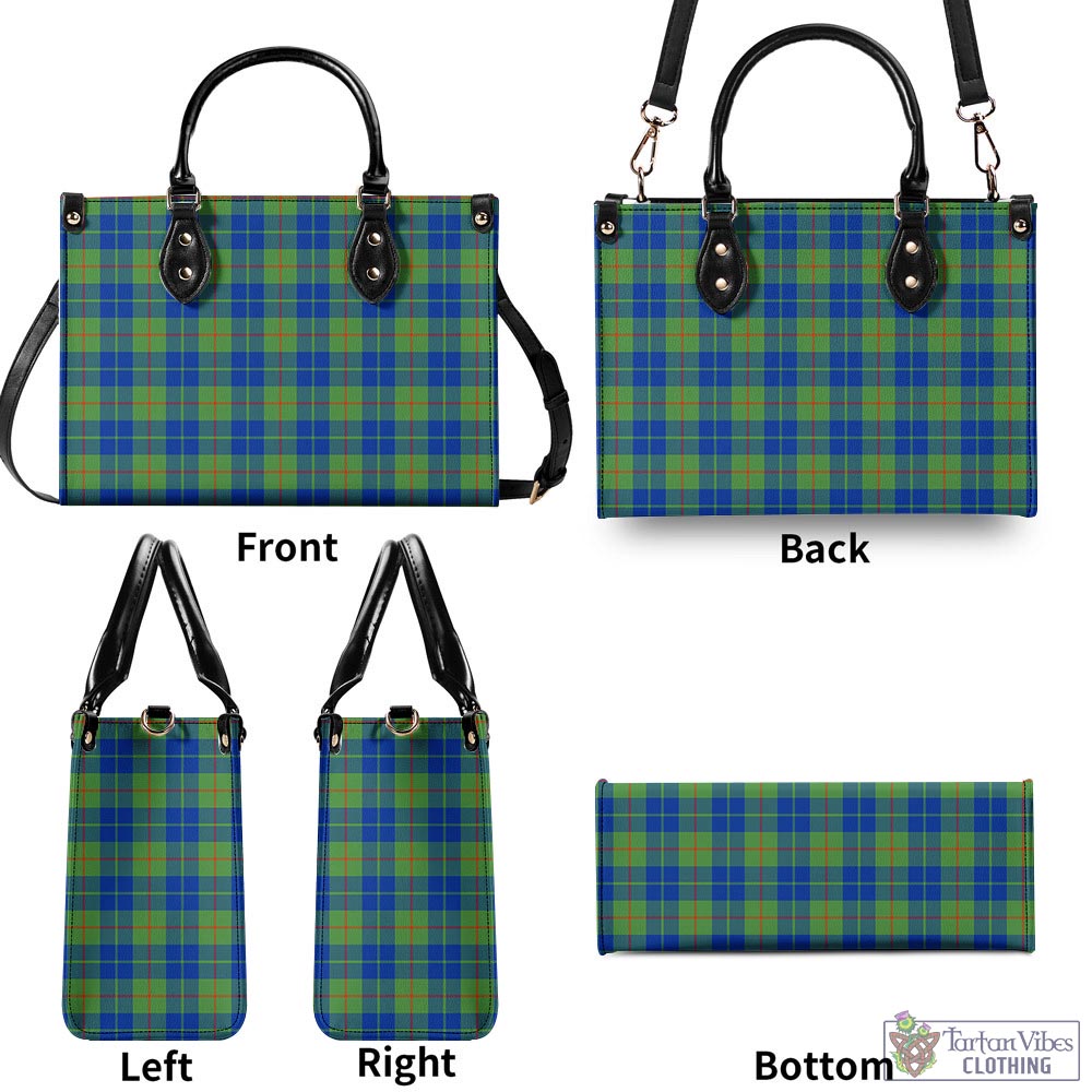 Tartan Vibes Clothing Barclay Hunting Ancient Tartan Luxury Leather Handbags