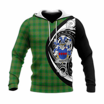 Bareth Irish Clan Knitted Hoodie Celtic Circle Style Unisex Knitted Pullover Hoodie - Tartan Vibes Clothing
