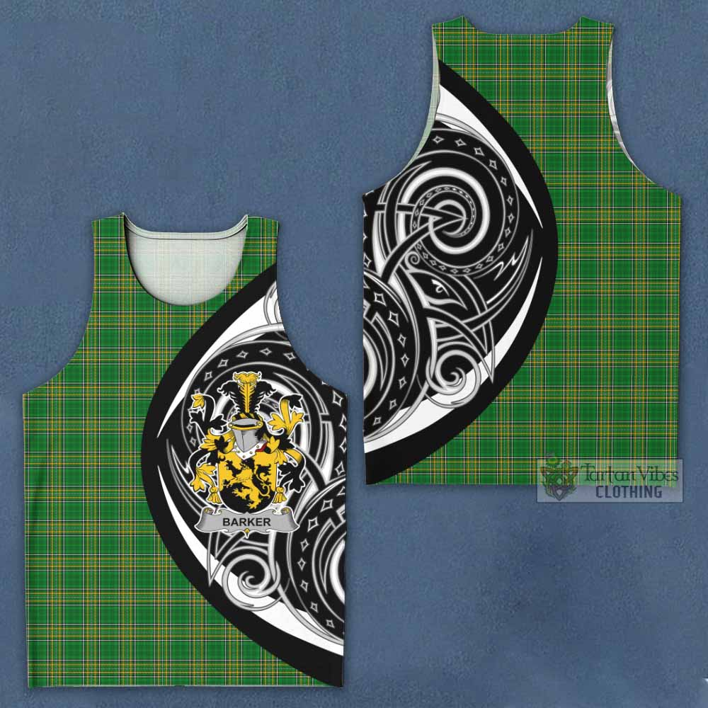 Barker Irish Clan Men's Tank Top Celtic Circle Style - Tartan Vibes Clothing