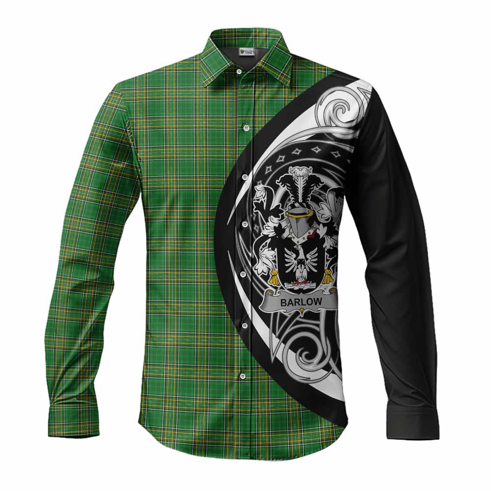Barlow Irish Clan Long Sleeve Button Shirt Celtic Circle Style Men's Shirt S - Tartan Vibes Clothing
