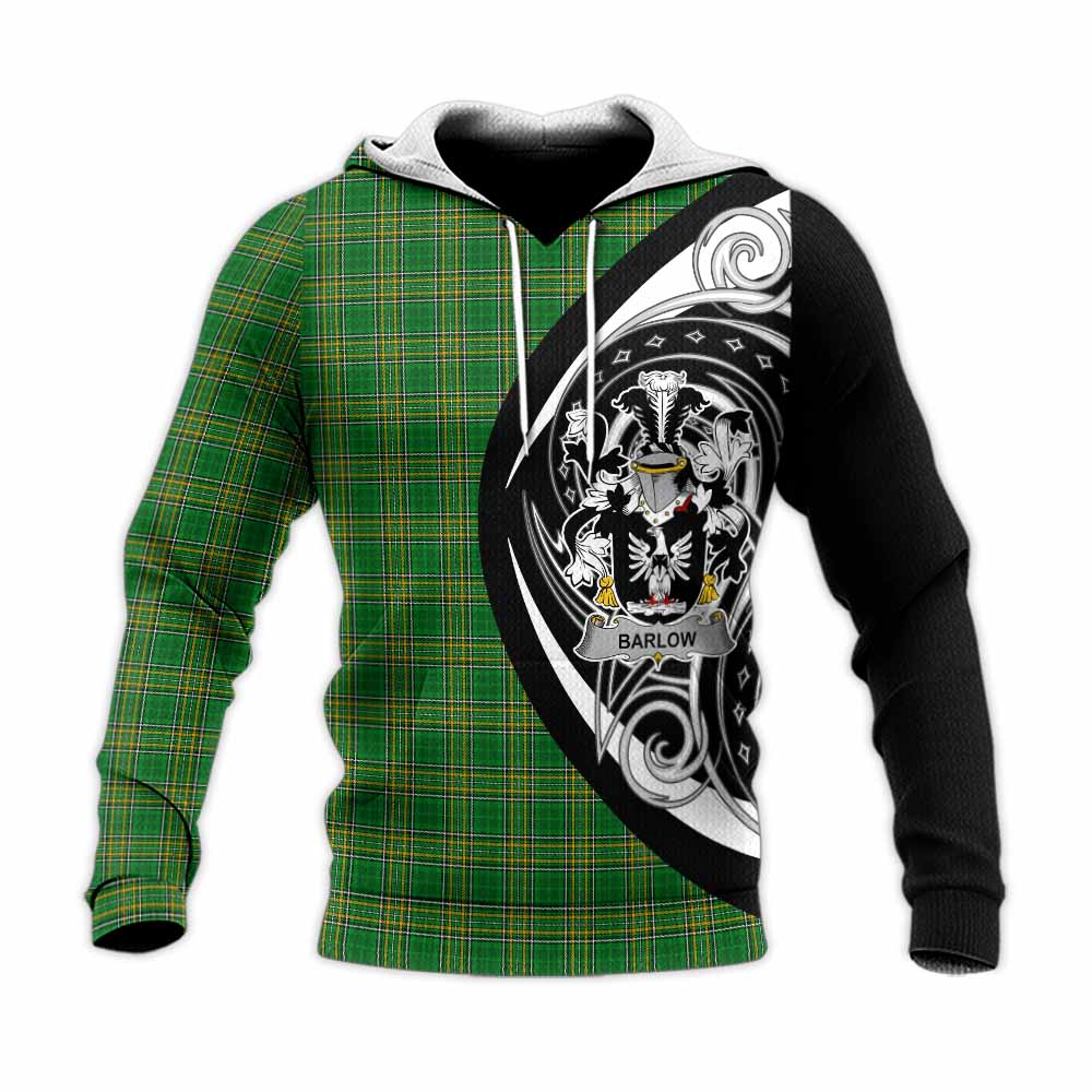 Barlow Irish Clan Knitted Hoodie Celtic Circle Style Unisex Knitted Pullover Hoodie - Tartan Vibes Clothing