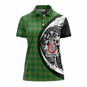 Barnewall Irish Clan Women's Polo Shirt Celtic Circle Style Women - Tartan Vibes Clothing