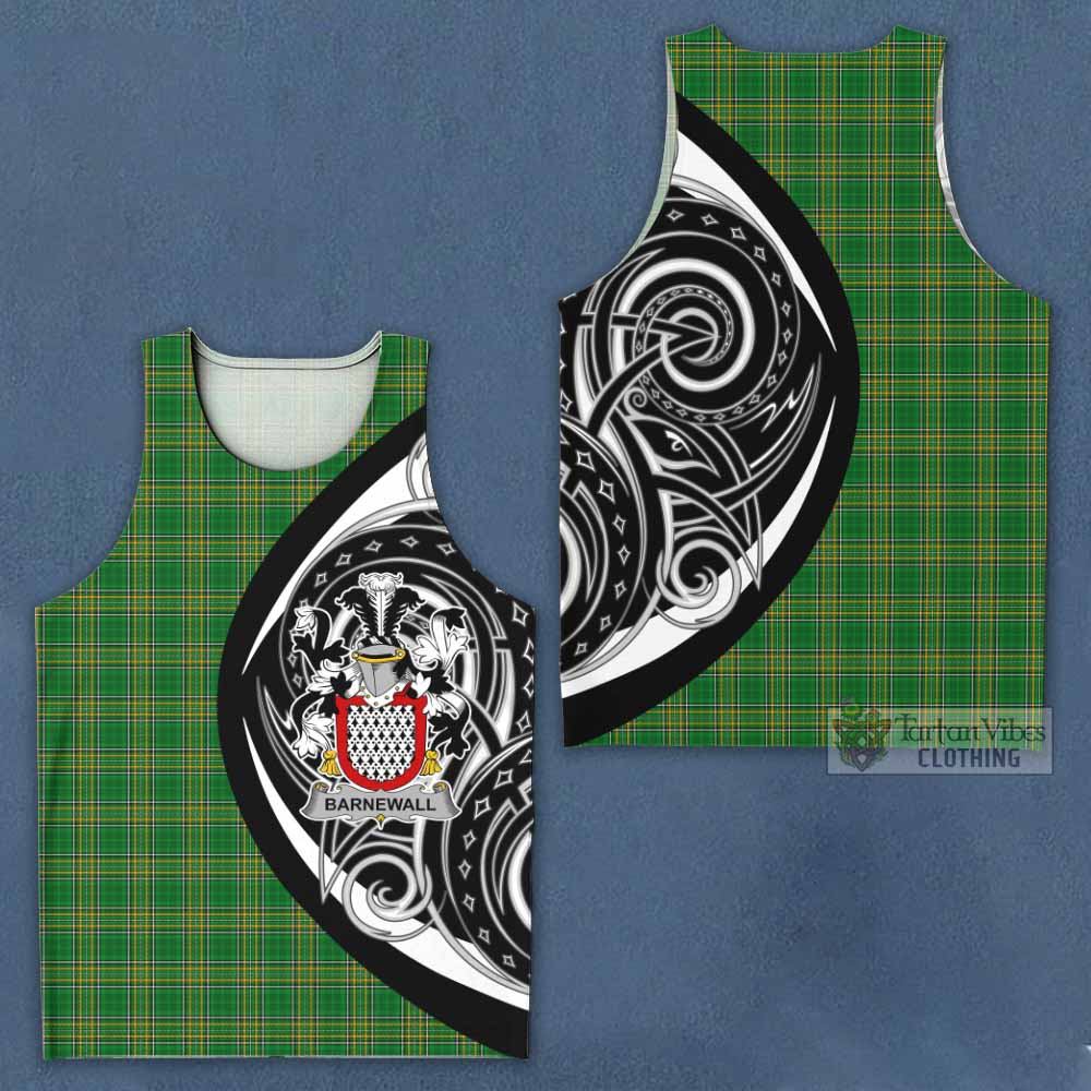 Barnewall Irish Clan Men's Tank Top Celtic Circle Style - Tartan Vibes Clothing