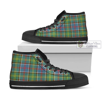 Barr Tartan High Top Shoes