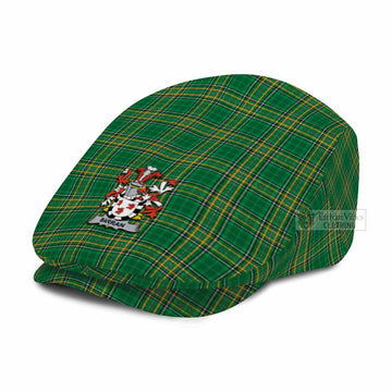 Barran Irish Clan Tartan Jeff Hat with Coat of Arm