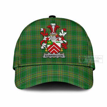 Barrington Irish Clan Tartan Classic Cap with Coat of Arms