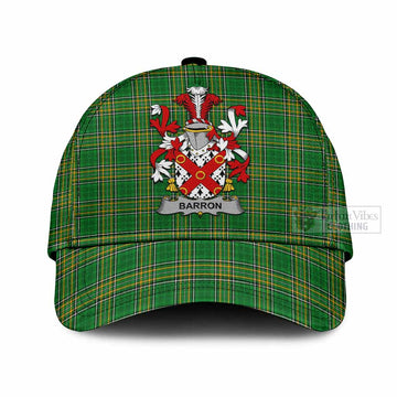 Barron Irish Clan Tartan Classic Cap with Coat of Arms