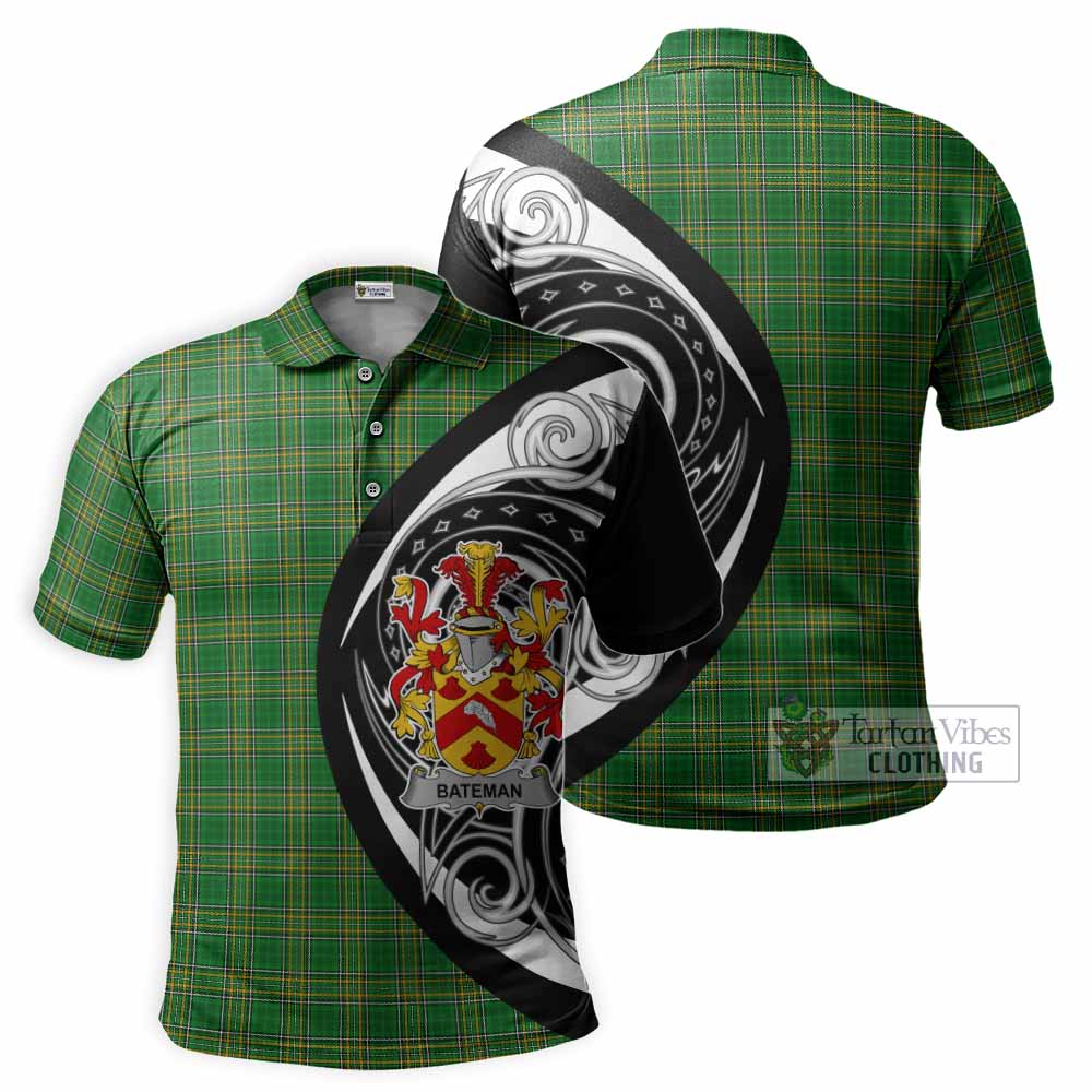 Bateman Irish Clan Polo Shirt Celtic Circle Style - Tartan Vibes Clothing