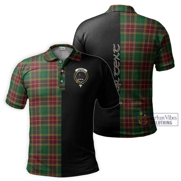 Baxter Tartan Polo Shirt with Family Crest and Half Of Me Style