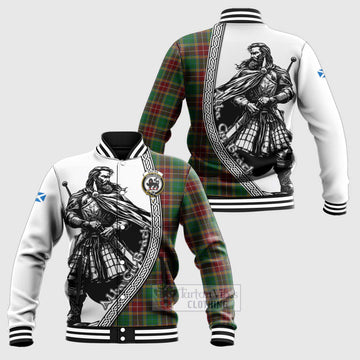 Baxter Tartan Clan Crest Baseball Jacket with Highlander Warrior Celtic Style