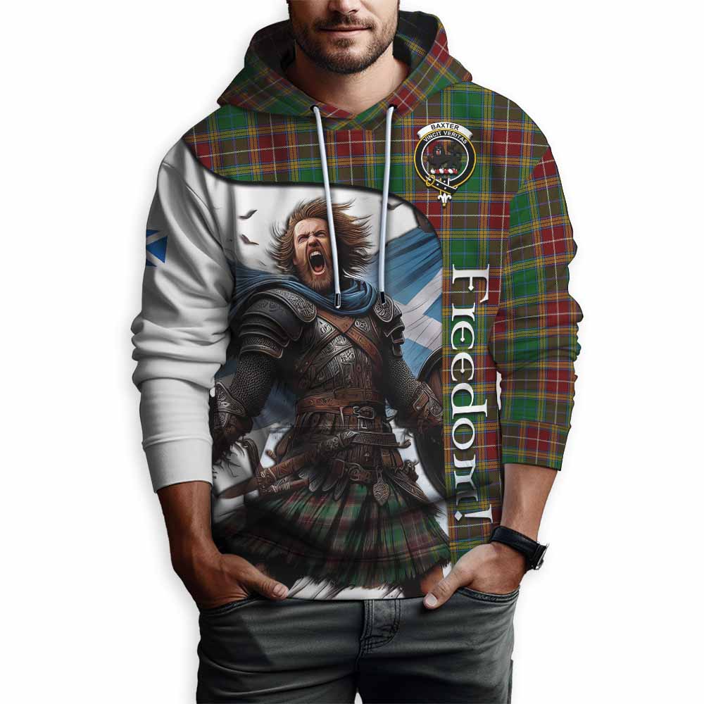 Tartan Vibes Clothing Baxter Crest Tartan Hoodie Inspired by the Freedom of Scottish Warrior